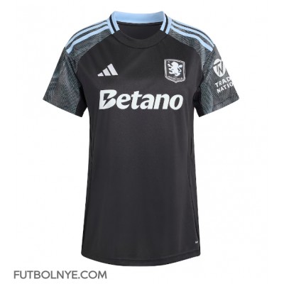 Camiseta Aston Villa Jadon Sancho #19 Visitante Equipación para mujer 2025-26 manga corta Camiseta Aston Villa Jadon Sancho #19 Visitante Equipación para mujer 2025-26 manga corta